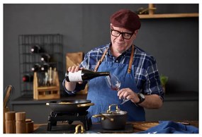 Casseruola in alluminio con coperchio incluso/con superficie antiaderente adatta all'induzione 1,5 l – Holm