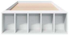 Giroletto bianco 90x200 cm in legno multistrato