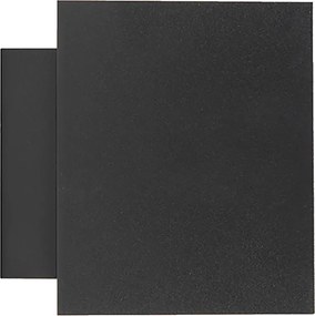 Applique da parete intelligente nera e oro quadrata con Wi-Fi G9 - Sola