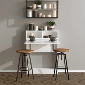 Tavolo Pieghevole Elegante / Bracked - White