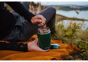 Termos da viaggio verde per il pranzo Fuori, 500 ml - Vialli Design