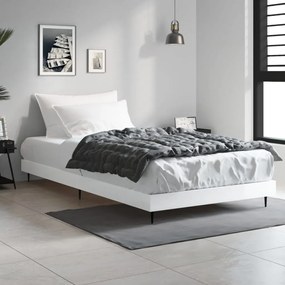 Giroletto Bianco Lucido 90x190 Cm İn Legno Multistrato /