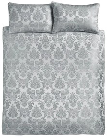 Biancheria da letto grigia Jacquard, 135 x 200 cm Damask Jacquard - Catherine Lansfield