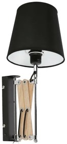 Applique MITO 1xE27/40W/230V nera