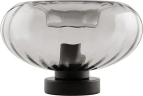 Osram - Lampada da tavolo DECOR SMOKE 1xE27/12W/230V nera/grigio fumé