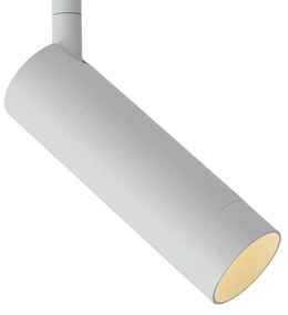 Faretto moderno bianco per sistema a binario monofase GU10 35mm - Slimline Uzzy