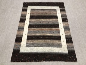 Loribaft Tappeto 240x180 Grigio (Iran) Annodato A Mano