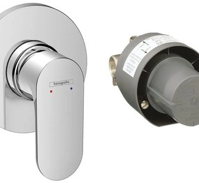 Rubinetto per doccia getto aerato monocomando Stamis cromo lucido HANSGROHE