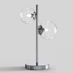 ONLI - Lampada da tavolo KIMBERLY 2xG9/6W/230V 40 cm cromo lucido