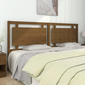 Testiera Per Letto Ambra 205,5x4x100 Cm Legno Massello Di Pino /
