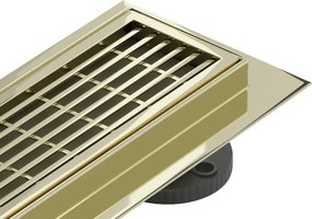 Mexen Flat 360° M33 scarico lineare rotante 80 cm, oro - 1533080-40