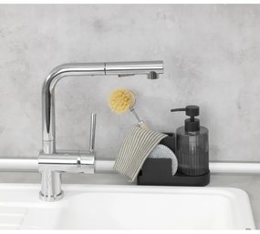 WENKO 54654100 - Organizer PINA 16x17 cm nero