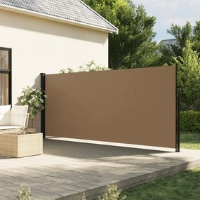 Tenda Da Sole Laterale Retrattile Tortora 160x500 Cm /