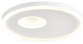 Plafoniera LED ACRYL Ø 50 cm dorato IP20 cct da bianco caldo al bianco neutro, 4900 lumen
