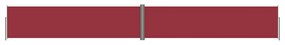 Tenda da Sole Laterale Retrattile Rossa 160x1200 cm