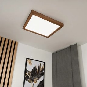 Brilagi - Lampada da bagno LED WOODY FRAME LED/40W/230V 60x60 IP44 rovere ciliegio