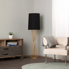 Avonni Piantana HLM-9073-1BSA oro e nero