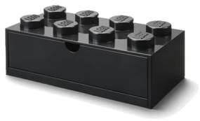 Scatola da tavolo nera con cassetto Brick - LEGO®