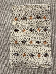 Gabbeh Tappeto persiano 40 x 60 Beige (Iran) Annodato A Mano