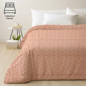 Trapuntino 1 piazza e mezza microfibra effetto seta beige