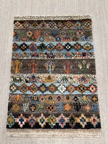 Gabbeh Tappeto 60 x 90 Marrone (Iran) Annodato A Mano