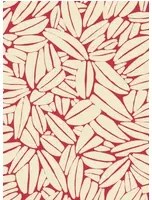 Élitis Carta da parati Succulente - Beige & Rot
