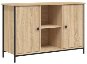 Mobile porta tv rovere sonoma 100x35x65 cm in legno multistrato