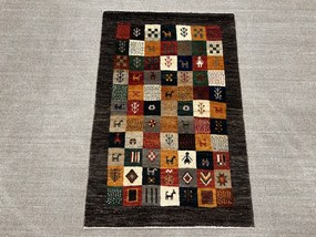 Gabbeh Tappeto 80x120 (Iran) Annodato A Mano