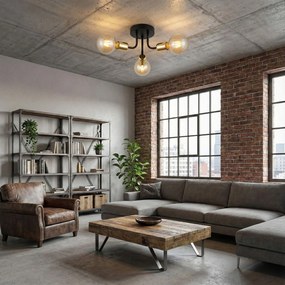 Lampada APP1117-3C Black Gold