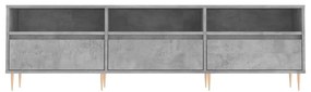 Mobile TV Grigio Cemento 150x30x44,5 cm Legno Multistrato