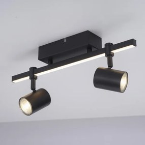 Paul Neuhaus 6524-18 - Faretto LED BARIK 2xGU10/4,5W/230V + LED/5W