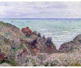 Riproduzione di un dipinto , 50 x 40 cm Claude Monet - Cabin of the Customs Watch - Fedkolor