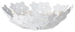 Centro tavola di design floreale fior di loto piccolo bianco marmo
