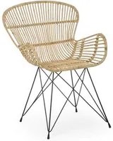 Poltrona Venturs Naturale (4 Pezzi) - METAL RATTAN