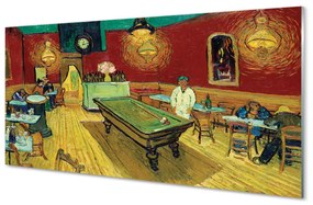 Pannello paraschizzi cucina Caffè notturno - Vincent Van Gogh 100x50 cm