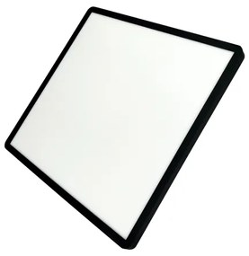 Plafoniera LED/40W/230V 3000/4000/6500K 50x50 cm nera