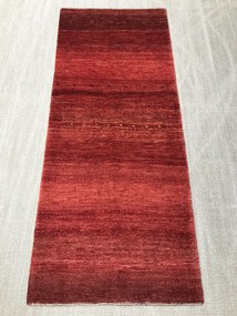 Loribaft Tappeto 80x190 Rosso (Iran) Annodato A Mano