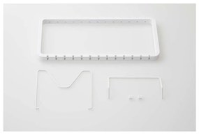 Cremagliera bianca regolabile per coperchi e padelle Tower - YAMAZAKI