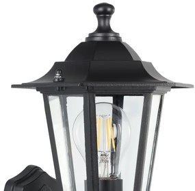 EGLO 22469 - Lampada con sensore LATERNA 4 1xE27/60W nero