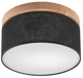 Brilagi - LED Plafoniera BELLADONNA 1xE27/15W/230V nero/quercia