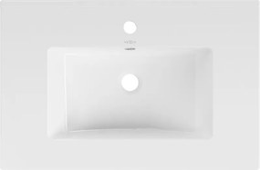 Mexen Atena lavandino incassato nel piano 71 x 46 cm, bianco - 25017000