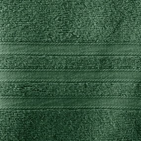 Set di asciugamani per viso e corpo tipo terry verde scuro in cotone 6 pz Zero Twist – Catherine Lansfield