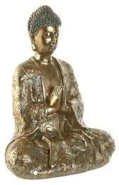 Statua Decorativa Home ESPRIT Dorato Buddha Orientale 20 x 12 x 24,3 cm