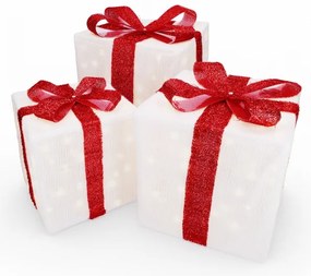 Brilagi - Set da 3 decorazioni natalizie LED per esterni LED/2,6W/3xAA IP44 idee regalo