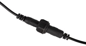 Lampadario solare LED dimmerabile su cavo 2xLED/1,8W/3,7V IP44 6500K 2400 mAh + telecomando