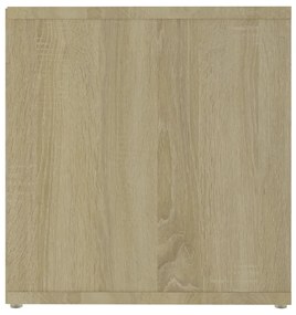 Mobili tv 2 pz rovere sonoma 72x35x36,5 cm in legno multistrato