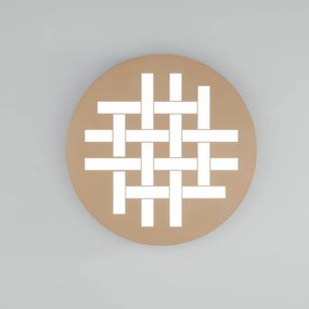 Plafoniera LED Elyot Ø 50 cm dorato IP20 cct da bianco caldo a bianco freddo con regolazione di temperatura, 3640 lumen LUCE AMBIENTE DESIGN