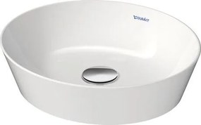 Lavabo tondo 40 Cm da appoggio senza Troppo Pieno Senza Foro Bianco Cape Cod 2328400000 Duravit