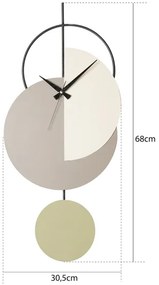 Orologio da parete 68x30,5 cm 1xAA