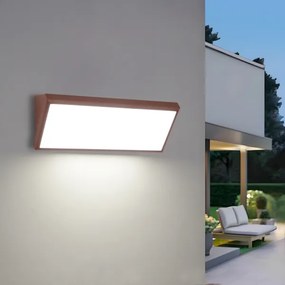 Brilagi - Applique da esterno LED TRIANGLE/42W/230V 3000/4000/6500K marrone IP65